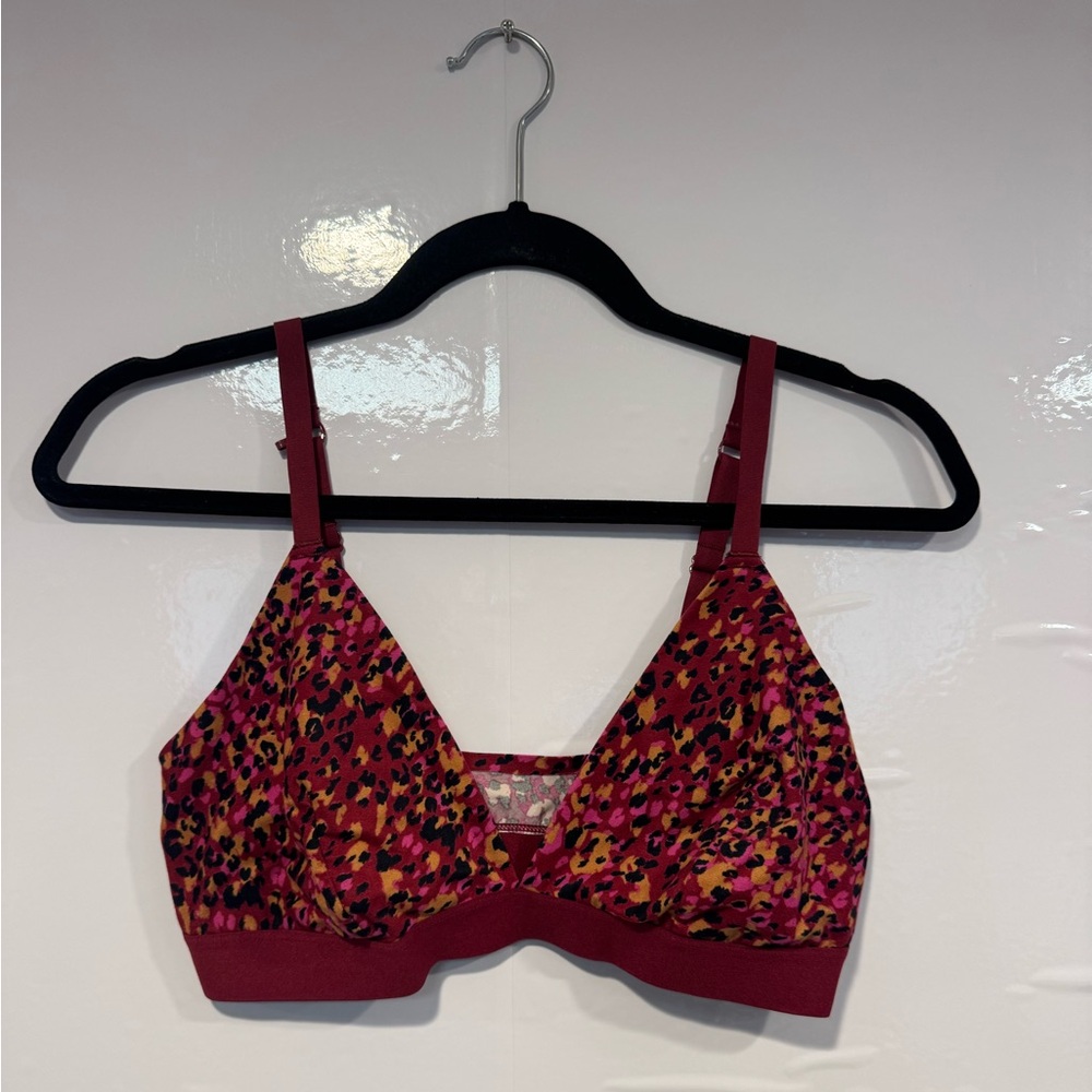 leopard print‎ soft auden bralette